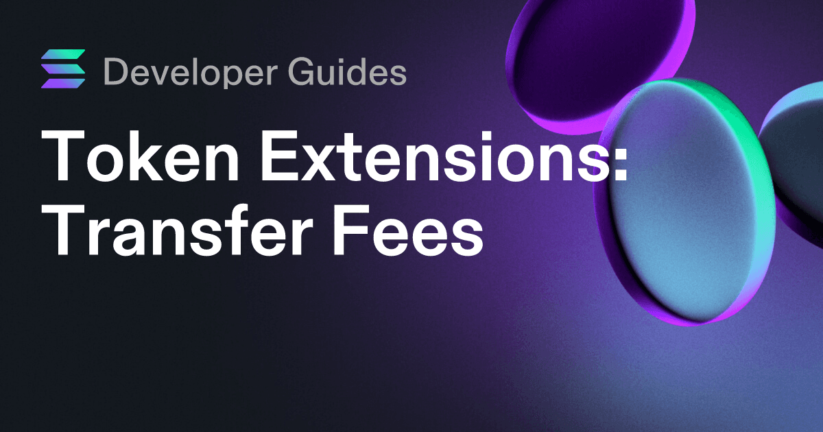 How to use the Transfer Fee extension